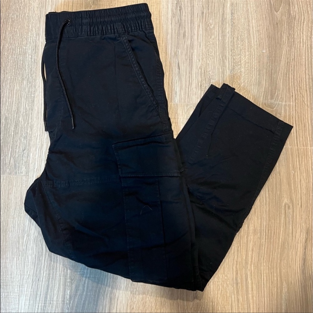 H&M and black cargo pants